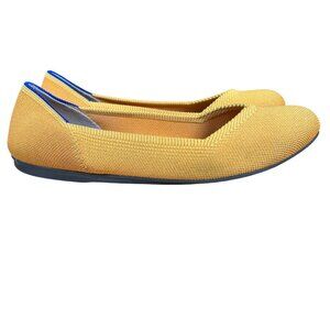 Rothy's The Flat in Lemon Drop Women's Size 9 Excellent Preloved Condition!